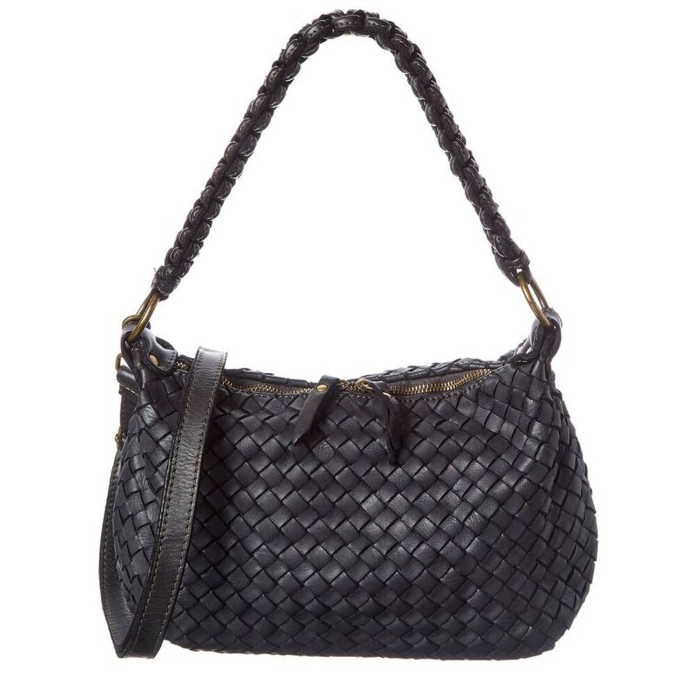 Isabella Rossetti Noemi Leather Handbag, Black